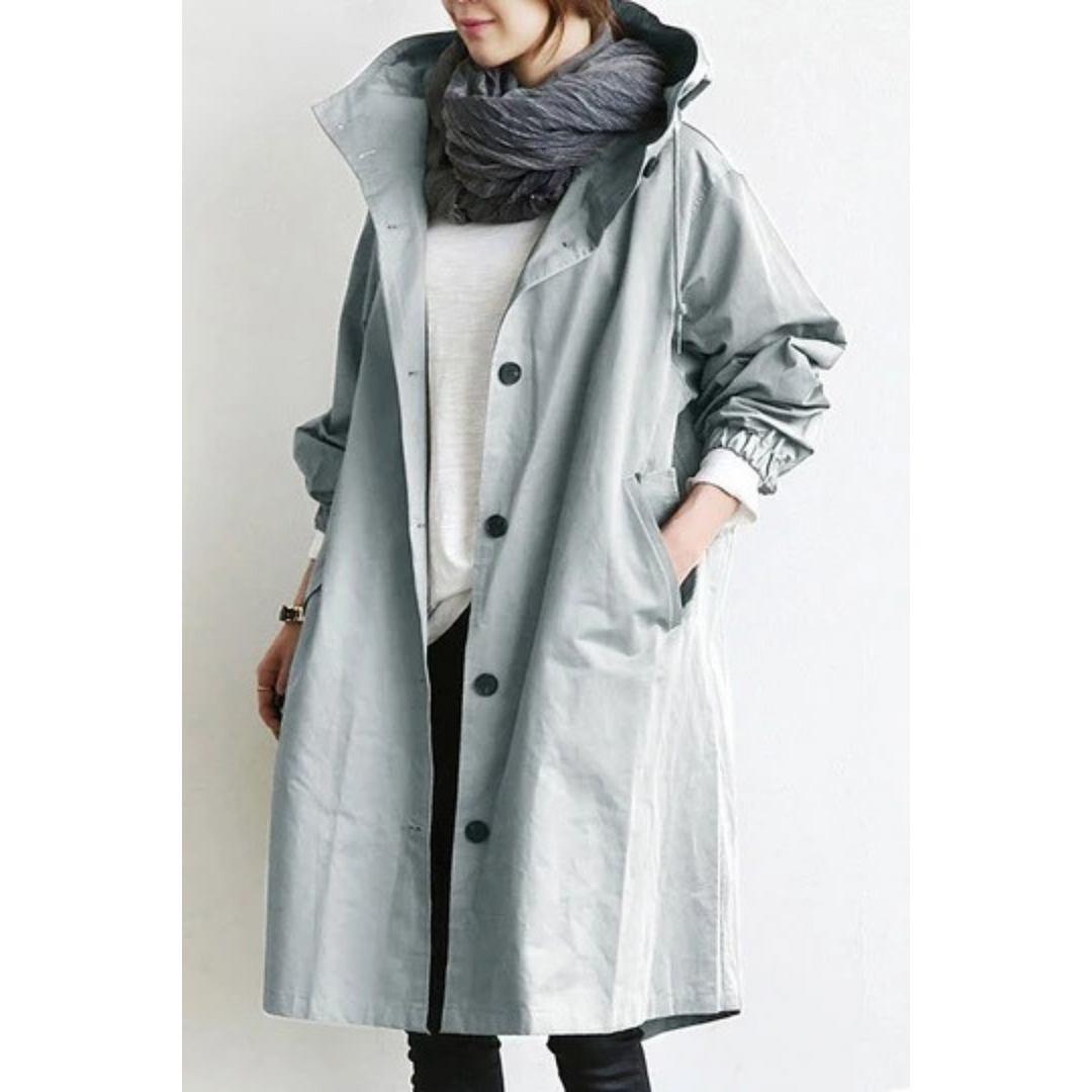 Langer Damen-Trenchcoat