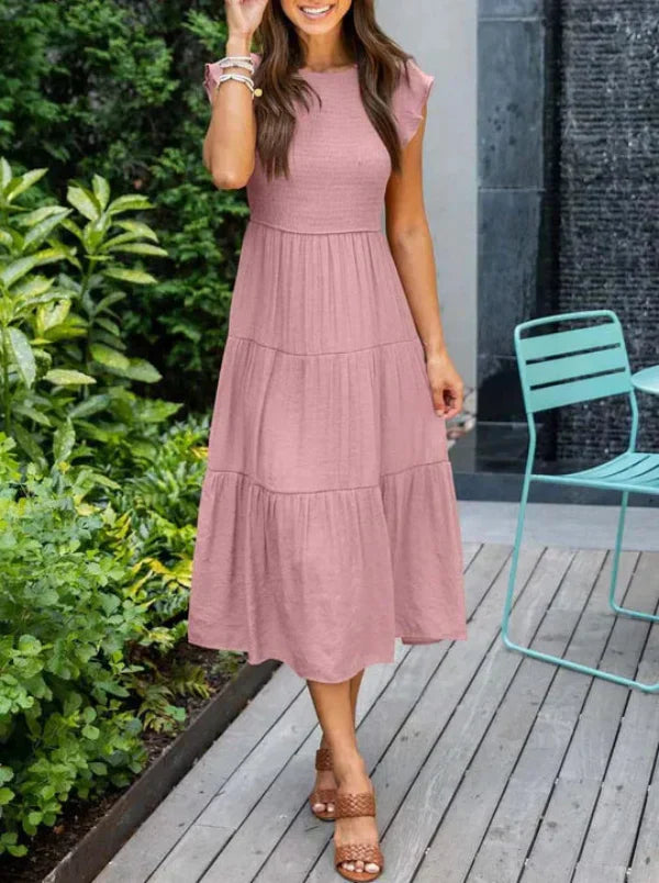 Heidi-Mode | Frauen Sommerkleid Elegant Komfortabel Festlich