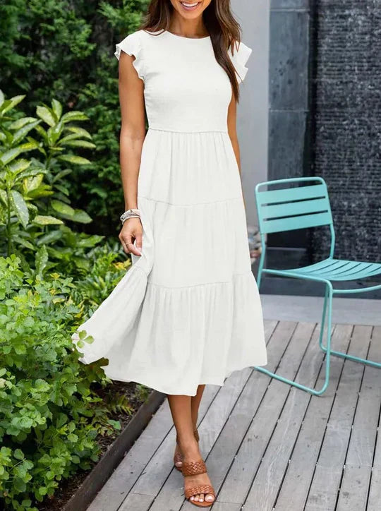 Heidi-Mode | Frauen Sommerkleid Elegant Komfortabel Festlich