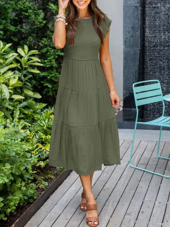 Heidi-Mode | Frauen Sommerkleid Elegant Komfortabel Festlich