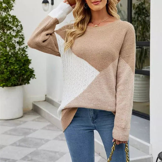 Heidi-Mode | Strickpullover Chic Moderner Stil Ideal für den Winter