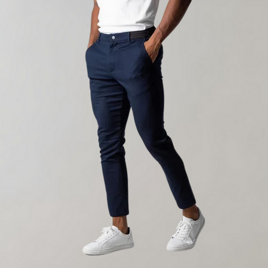 Heidi-Mode | Chinos Slim Fit Schmaler Schnitt Leichte Baumwolle Vielseitiger Stil