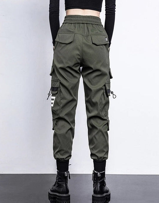 Heidi-Mode | Hosen High-Waist Cargo-Hose mit Taschen