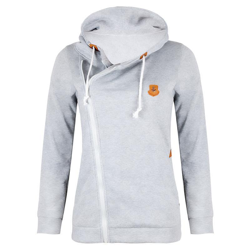 Heidi-Mode | Größe Reißverschluss Taschen mit Kordelzug Hoodie