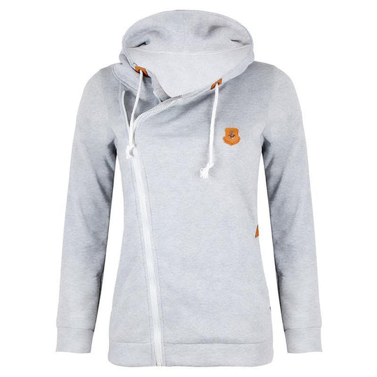 Heidi-Mode | Größe Reißverschluss Taschen mit Kordelzug Hoodie
