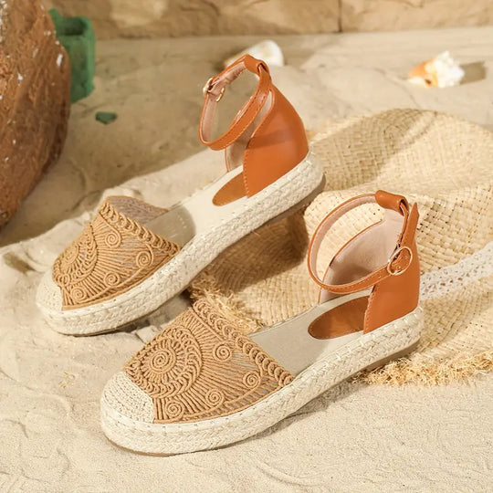 Heidi-Mode | Sommer Espadrilles Sandalen für Frauen