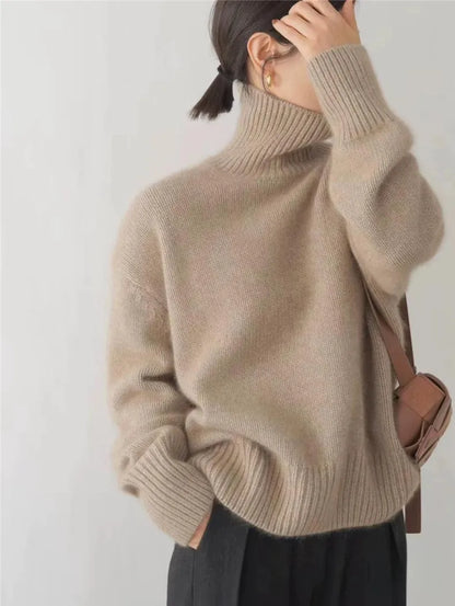 Bequemer Pullover mit vollen Ärmeln