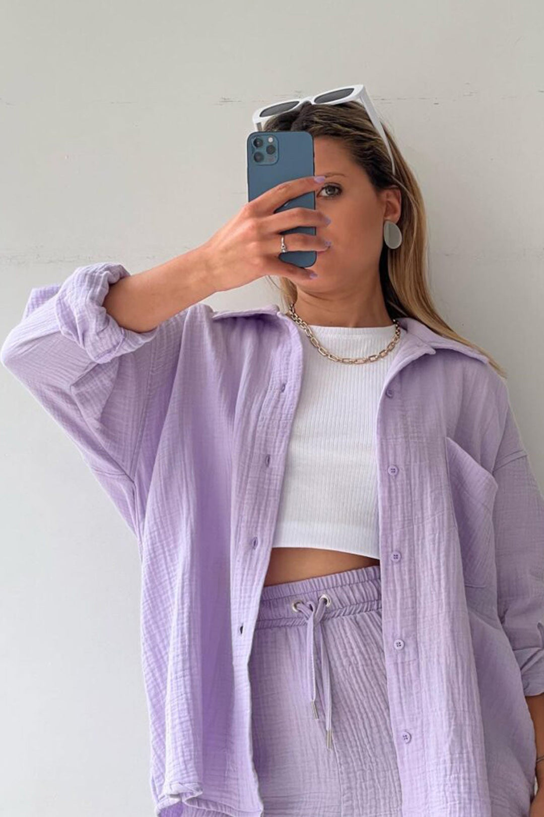 Heidi-Mode | Passforma Langarmshirt und Passende Shorts für Frauen Siena