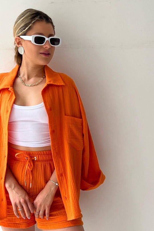 Heidi-Mode | Passforma Langarmshirt und Passende Shorts für Frauen Siena