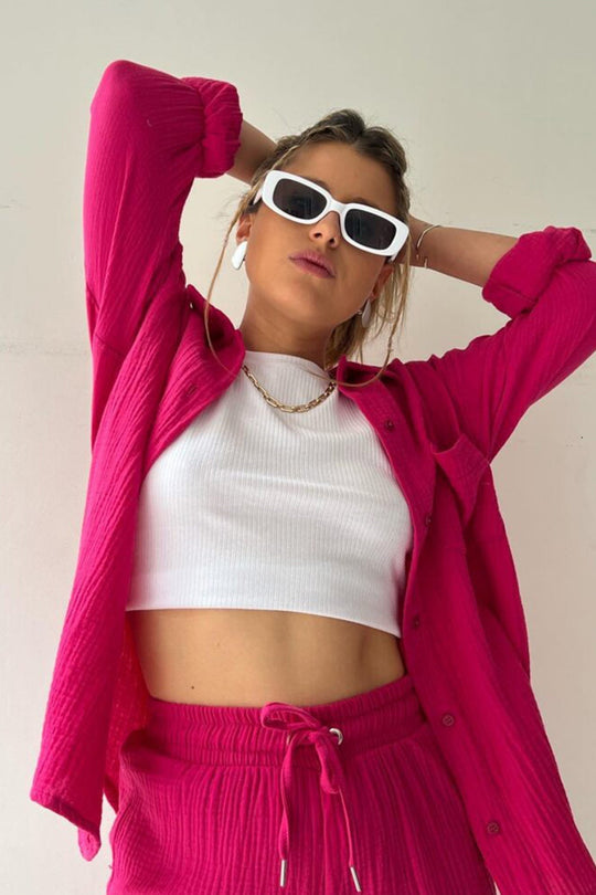 Heidi-Mode | Passforma Langarmshirt und Passende Shorts für Frauen Siena