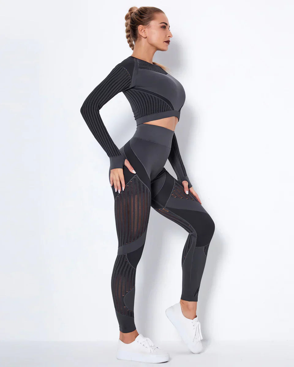Heidi-Mode | Sportanzug für Fitness & Laufen Dehnbar & Schnell Trocknend