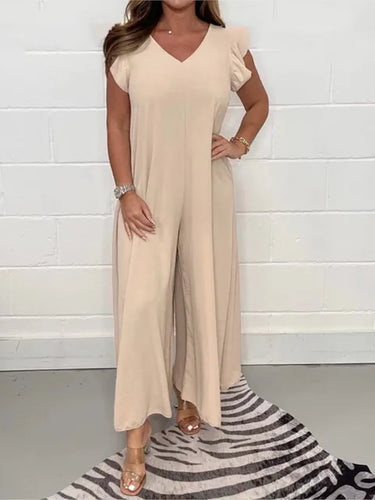 Jumpsuit mit weiten Beinen