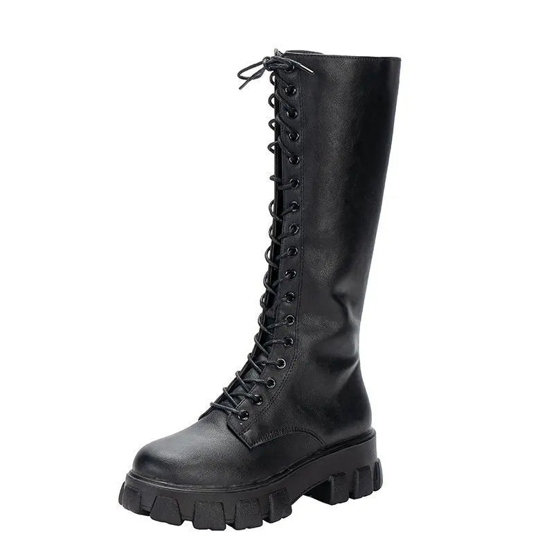 Heidi-Mode | kniehohe Stiefel mit Absatz für Frauen perfekt für lässige Tage