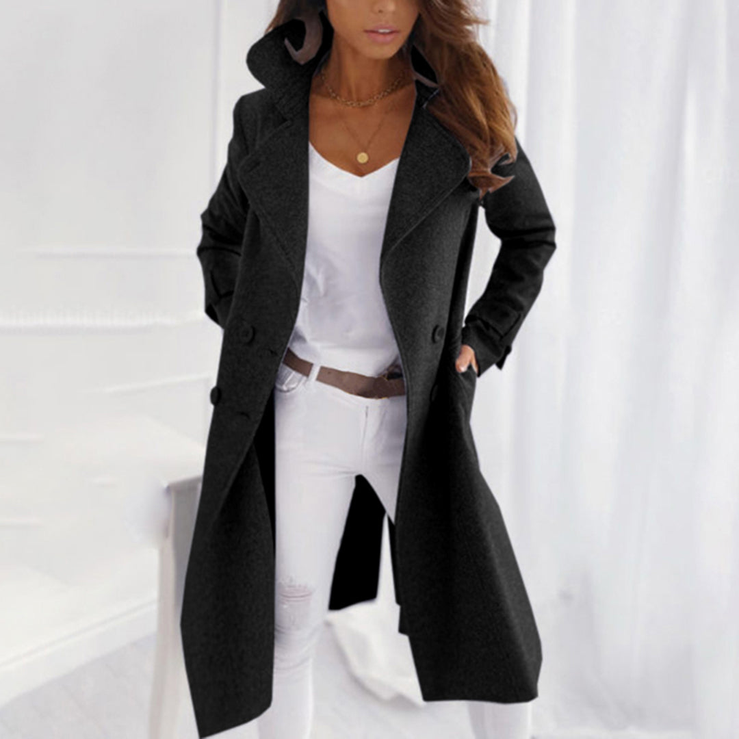 Heidi-Mode | Lange Netzjacke Mit Knöpfen Für Damen