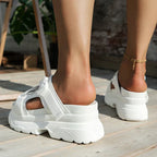 Heidi-Mode - Orthopädische klobige Sandalen