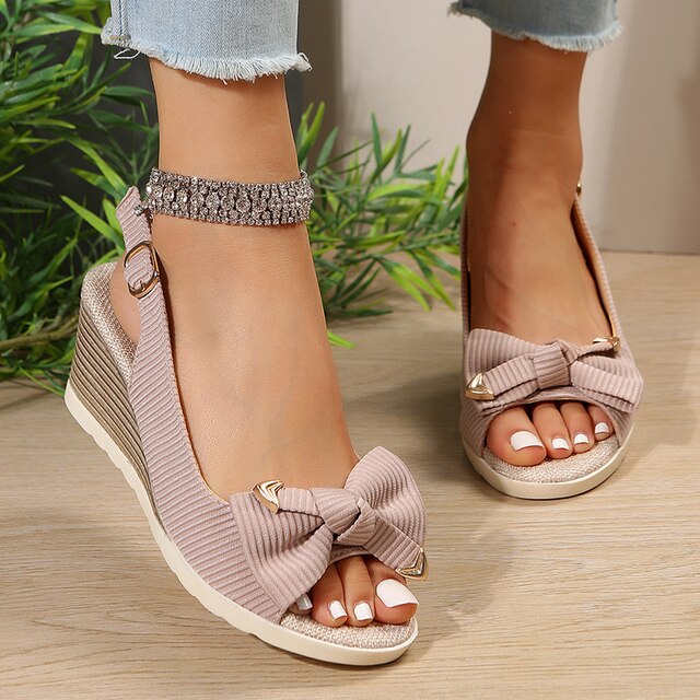 Heidi-Mode - Orthopädische Sandalen mit Keilabsatz