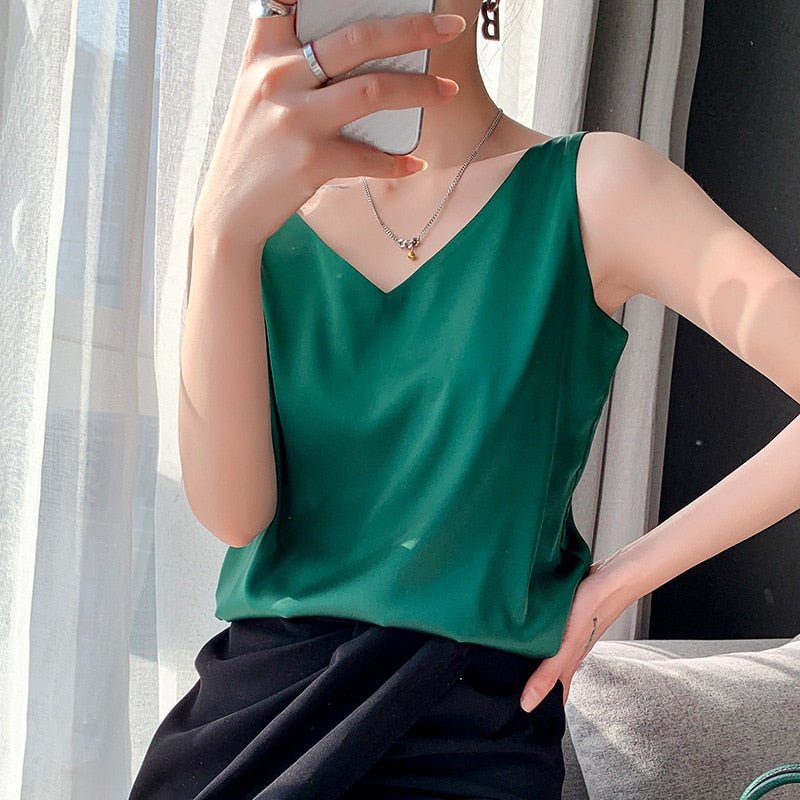 Heidi-Mode | Luxuriöses, Weiches Tank-Top Für Frauen Mit Seidigem Tragekomfort Marlene