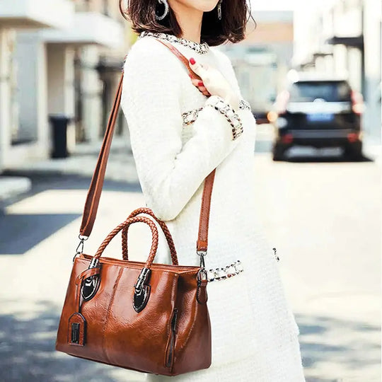 Große Ledertasche