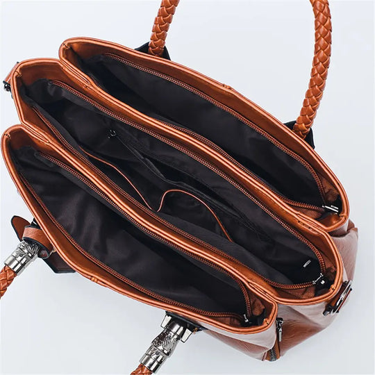 Große Ledertasche