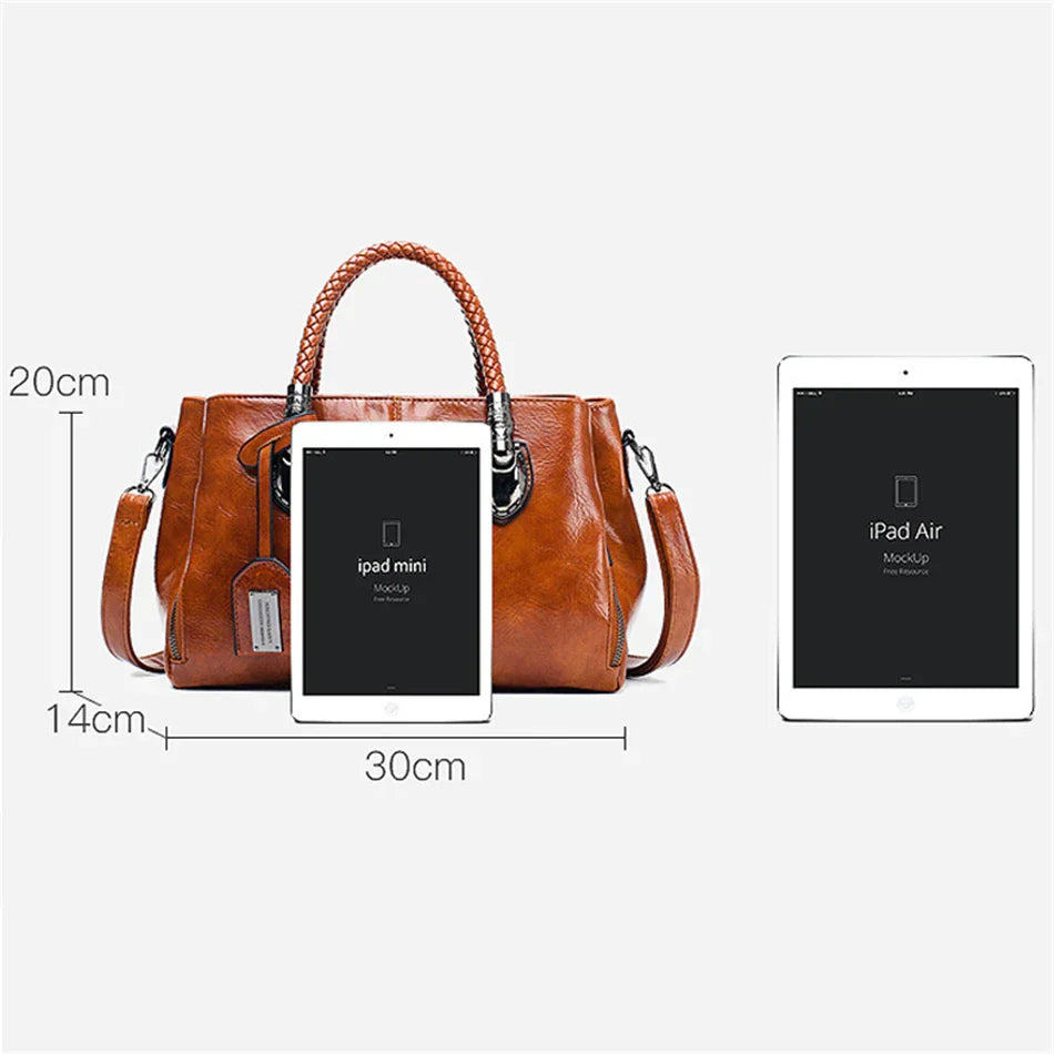Große Ledertasche