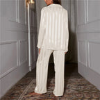 Heidi-Mode - Stilvolles Pyjama-Set aus Seide