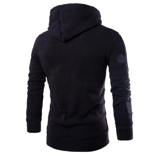 Sweatshirt mit hohem Kragen und Kapuze