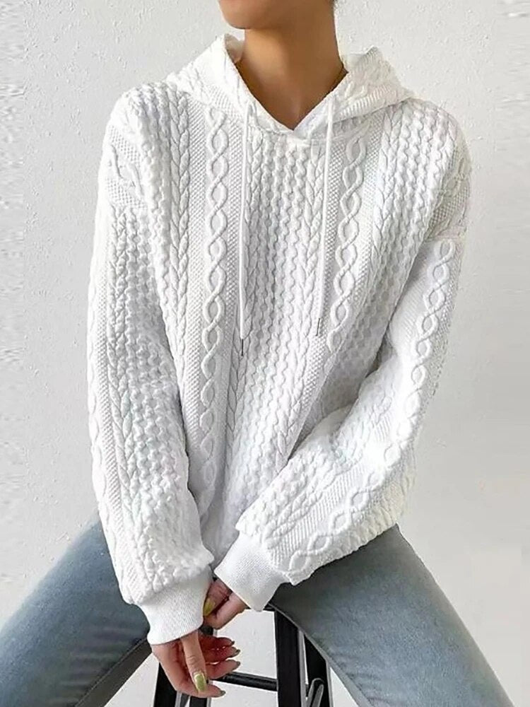Heidi-Mode | Strickpullover Mit Kapuze Margot