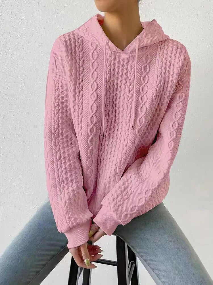 Heidi-Mode | Strickpullover Mit Kapuze Margot