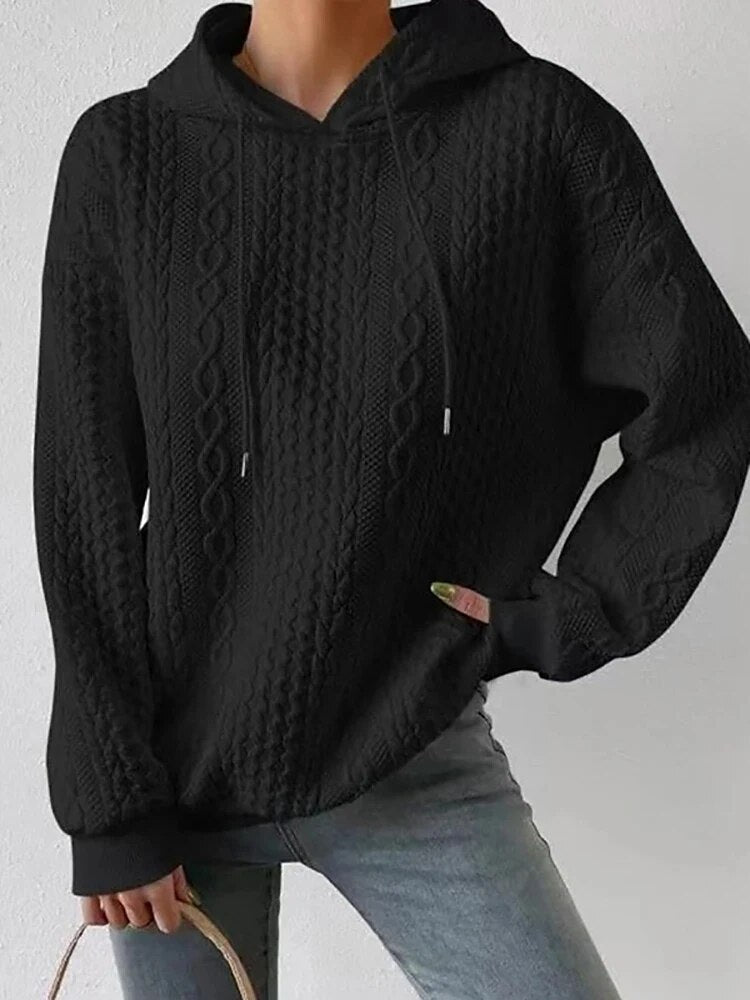 Heidi-Mode | Strickpullover Mit Kapuze Margot