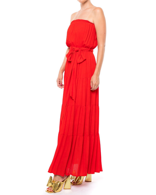 Heidi-Mode | Makena Maxi Kleid Kirsche