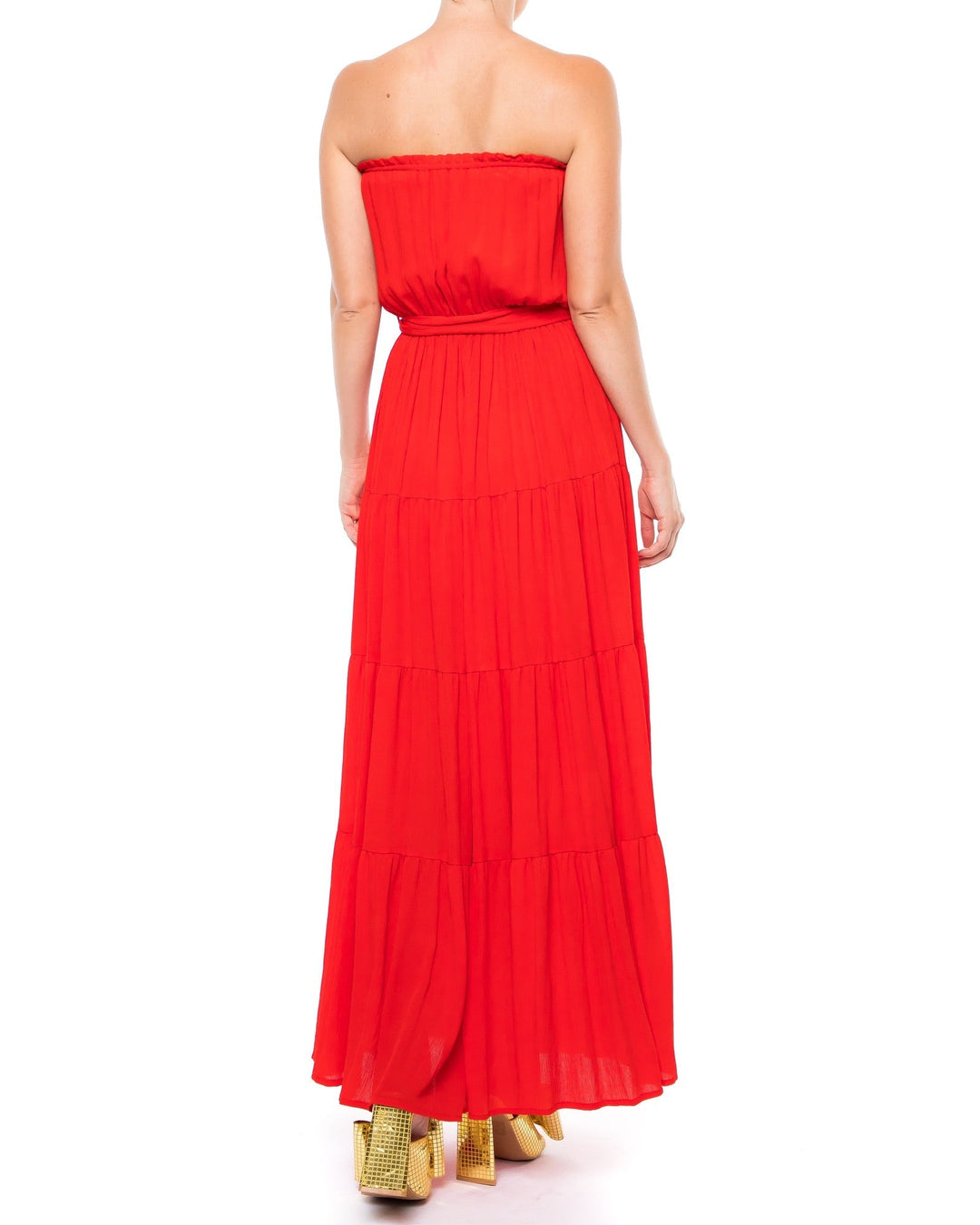 Heidi-Mode | Makena Maxi Kleid Kirsche