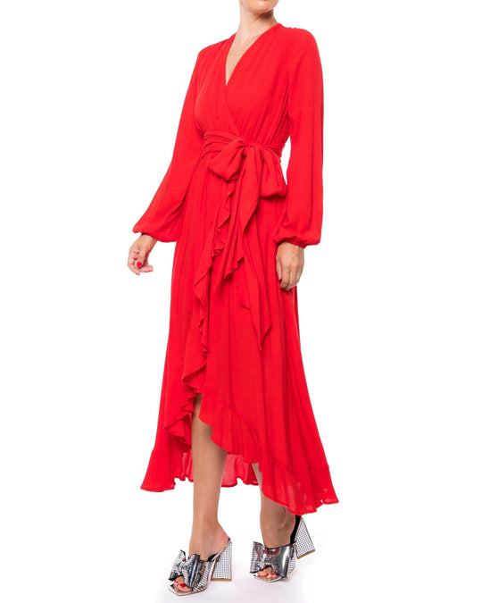 Heidi-Mode | Meadow Maxi Kleid Kirsche