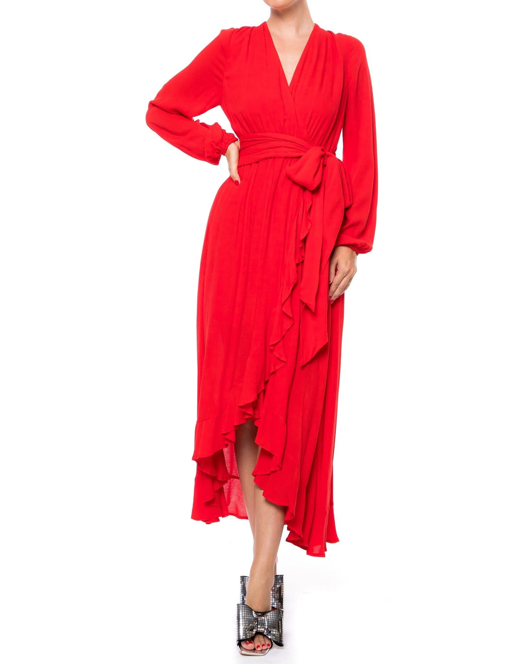 Heidi-Mode | Meadow Maxi Kleid Kirsche