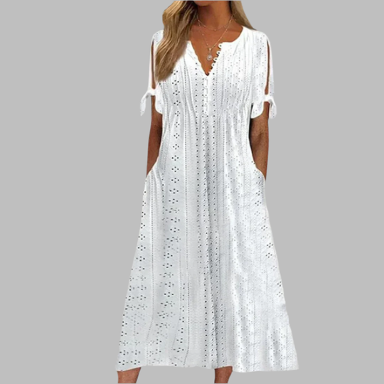 Heidi-Mode | Elegantes Sommer Boho Midi Kleid