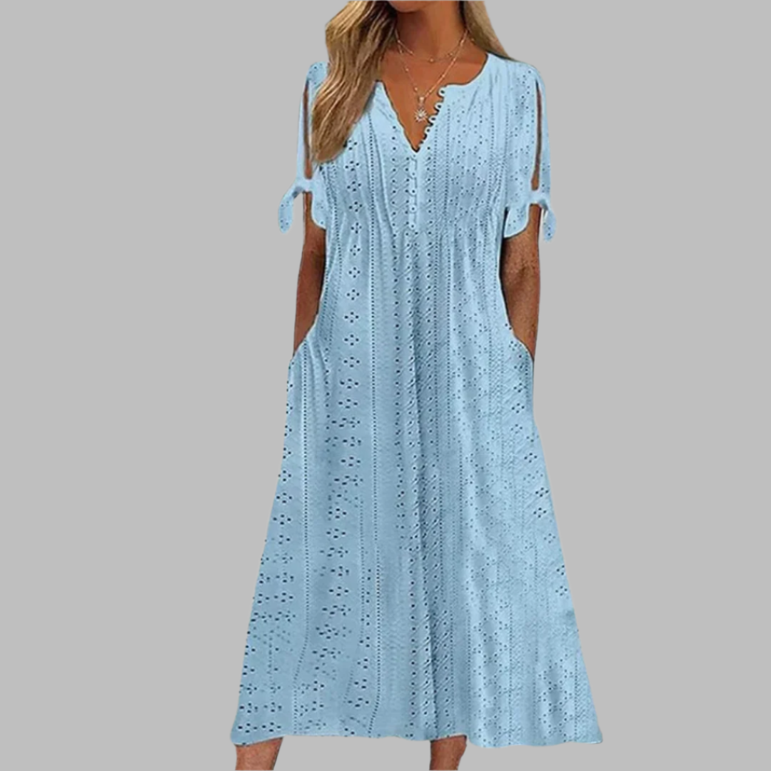 Heidi-Mode | Elegantes Sommer Boho Midi Kleid