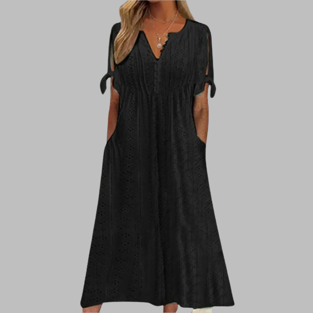 Heidi-Mode | Elegantes Sommer Boho Midi Kleid
