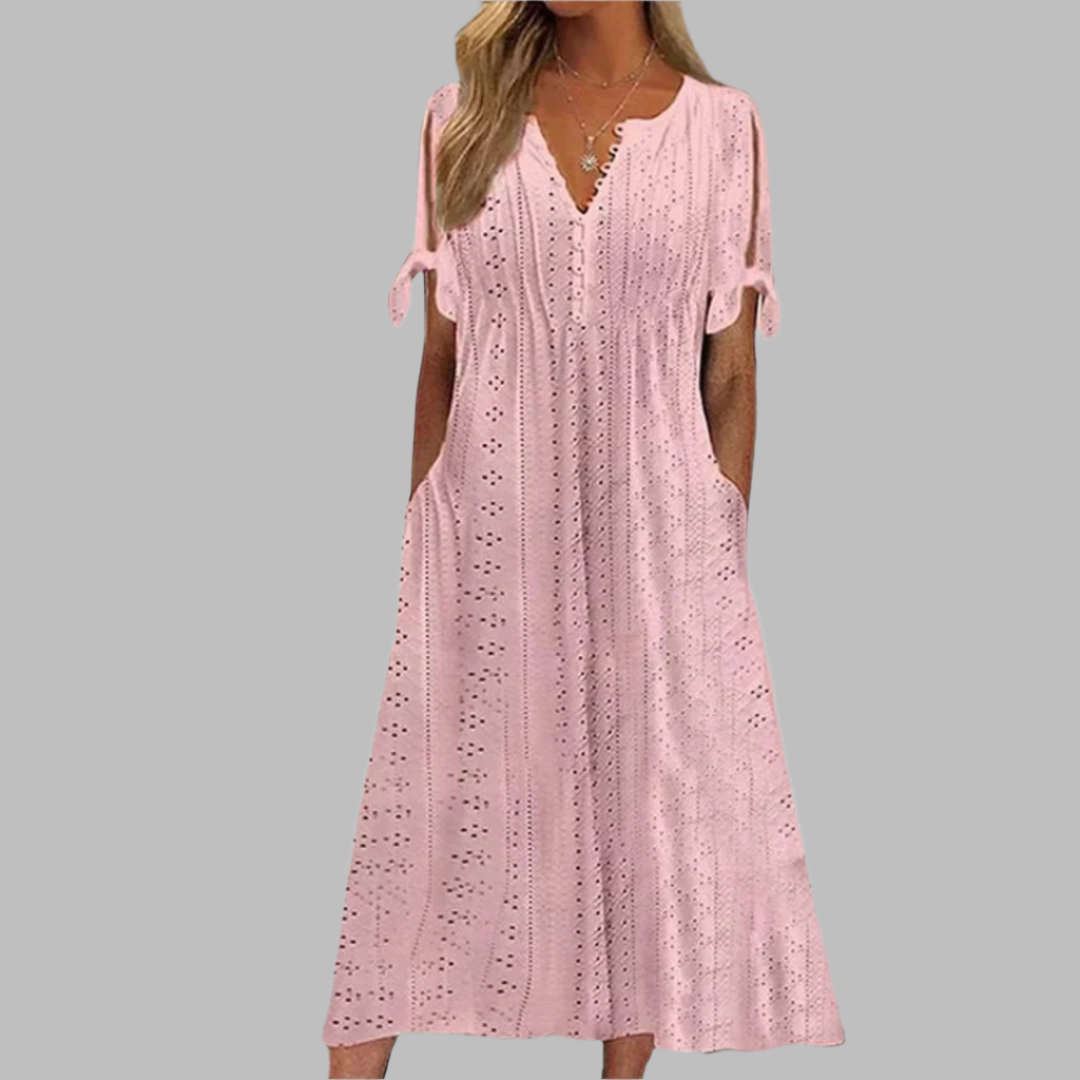 Heidi-Mode | Elegantes Sommer Boho Midi Kleid
