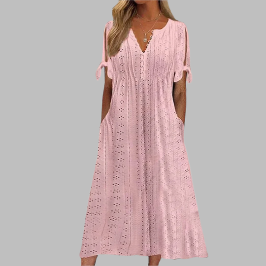 Heidi-Mode | Elegantes Sommer Boho Midi Kleid