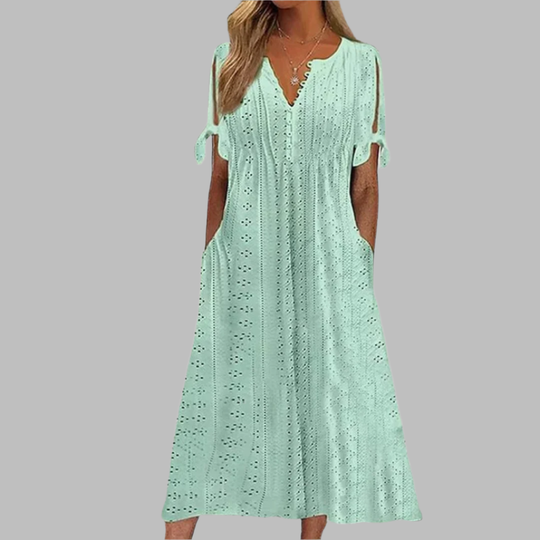 Heidi-Mode | Elegantes Sommer Boho Midi Kleid