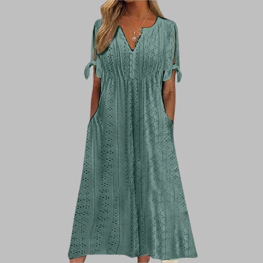 Heidi-Mode | Elegantes Sommer Boho Midi Kleid