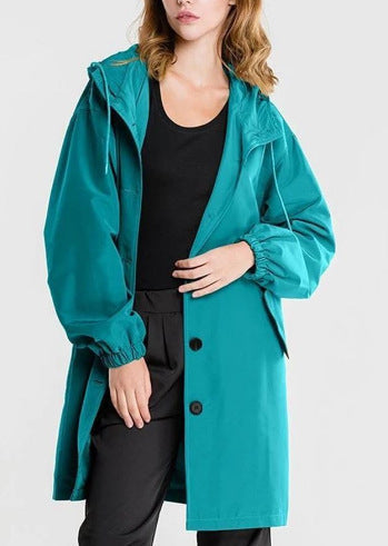 Heidi-Mode | Wasserfeste Damen Regenjacke mit Kapuze Warm & Winddicht Übergroße Passform