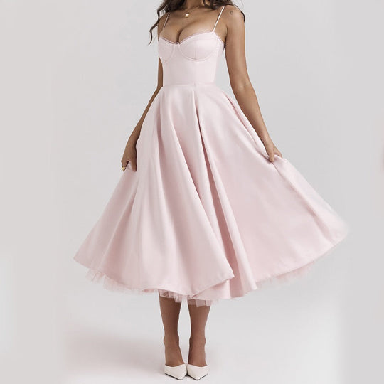 Elegante Partykleid ohne Ärmel für Damen