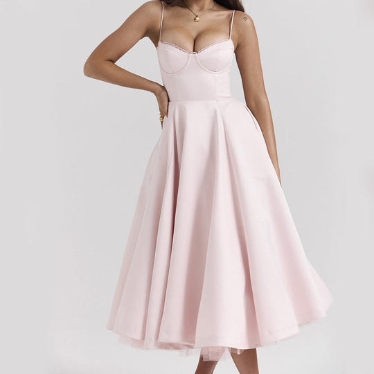 Elegante Partykleid ohne Ärmel für Damen