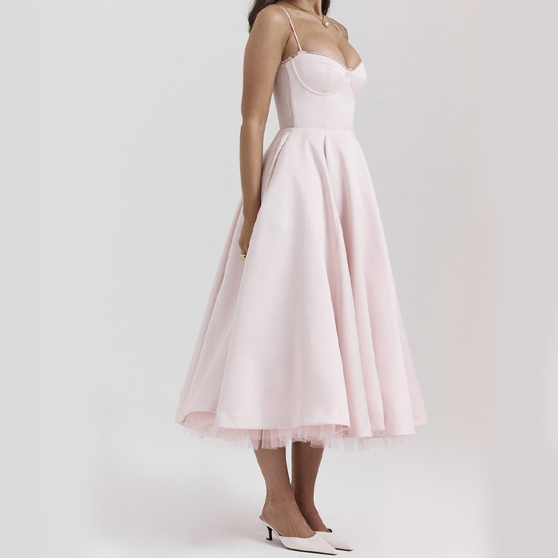Elegante Partykleid ohne Ärmel für Damen