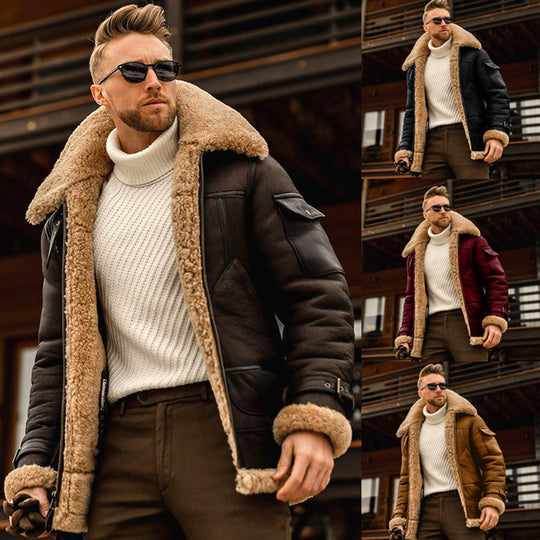 Heidi-Mode | Berlin Jacke Leder mit Pelzfütterung
