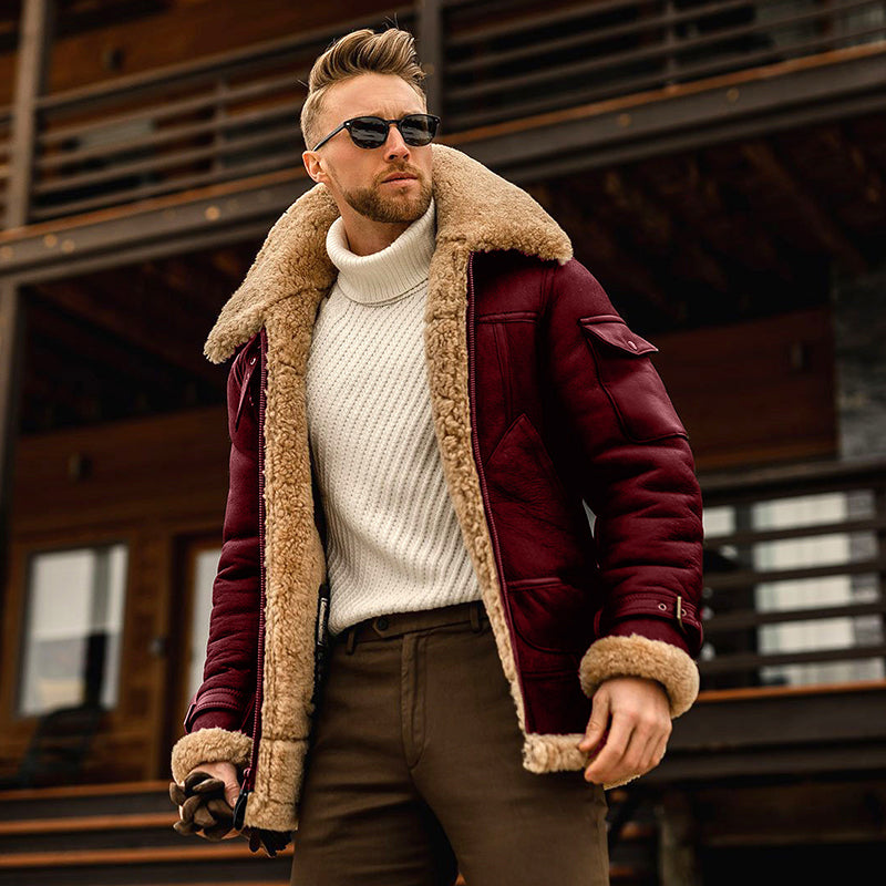 Heidi-Mode | Berlin Jacke Leder mit Pelzfütterung