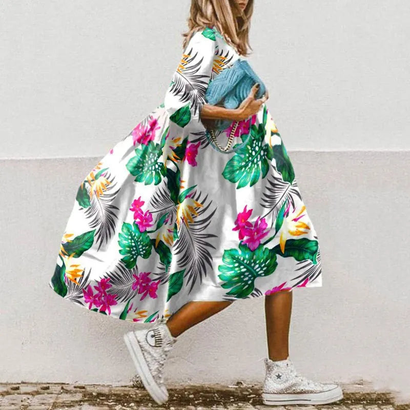 Heidi-Mode | Buntes, Weites Sommerkleid