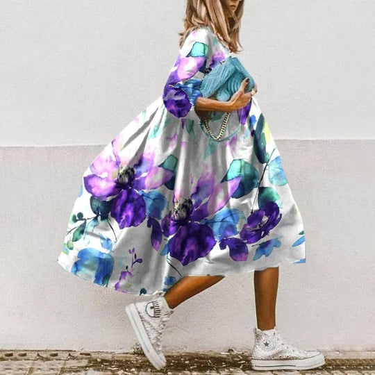 Heidi-Mode | Buntes, Weites Sommerkleid