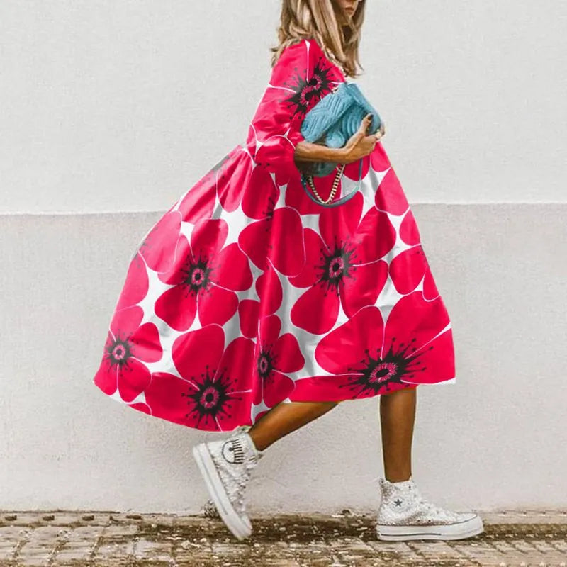 Heidi-Mode | Buntes, Weites Sommerkleid