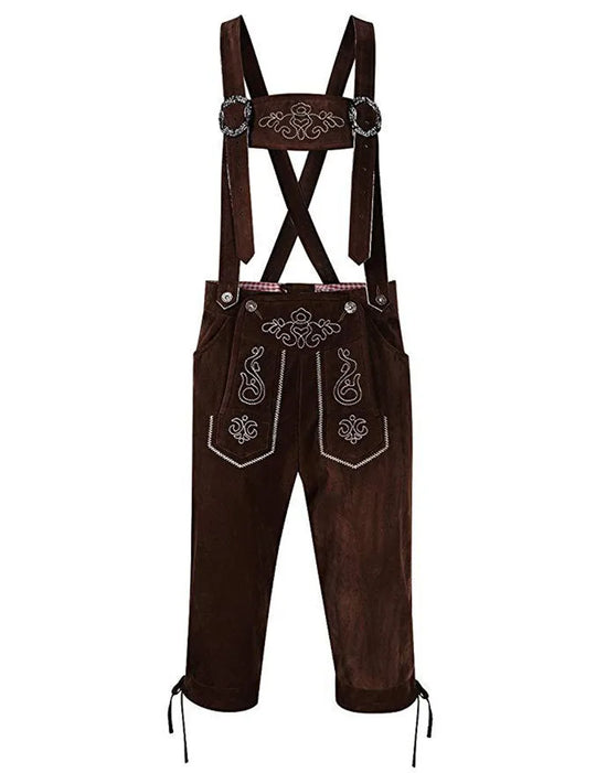 Heidi-Mode Herren Faux Fleece Oktoberfest Kostüm Schritt in die Tradition
